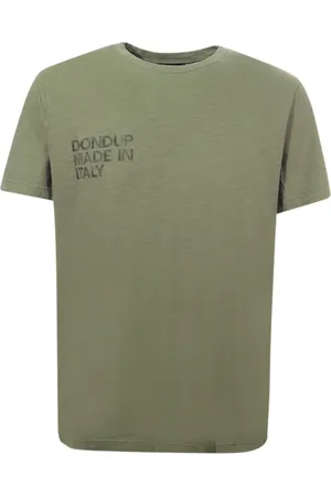 Dondup Hombre, Camisetas, Verde, Talla: M
