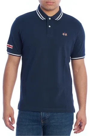 La Martina Hombre, Camisetas, Azul, Talla: M