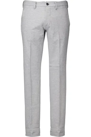 Masons Hombre, Pantalones, Gris, Talla: L