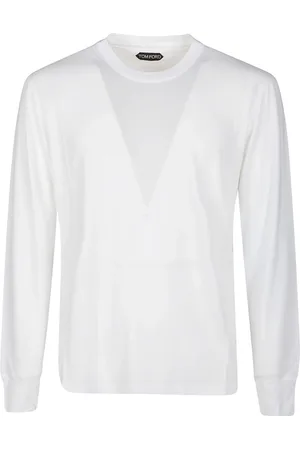 Tom Ford Hombre, Camisetas, Blanco, Talla: L