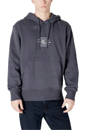 Calvin Klein Hombre, Sudaderas, Gris, Talla: S