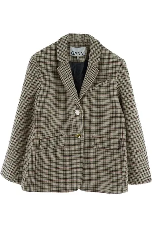 Ganni Mujer, Chaquetas, Gris, Talla: S