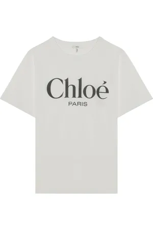 Chloé Mujer, Camisetas, Blanco, Talla: S
