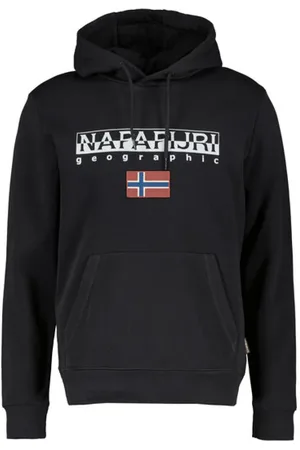 Napapijri Hombre, Sudaderas, Negro, Talla: M