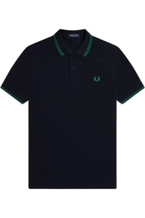 Fred Perry Hombre, Camisetas, Azul, Talla: M