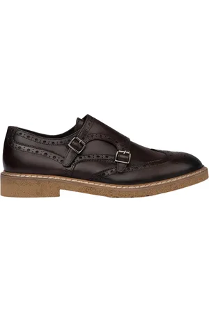 Exton Hombre, Zapatos, Marrón, Talla: 43 EU