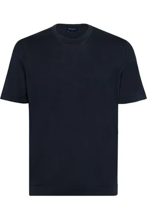 DRUMOHR Hombre, Camisetas, Azul, Talla: S