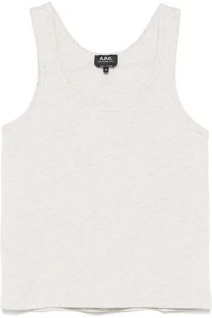 A.P.C. Mujer, Camisetas, Gris, Talla: S