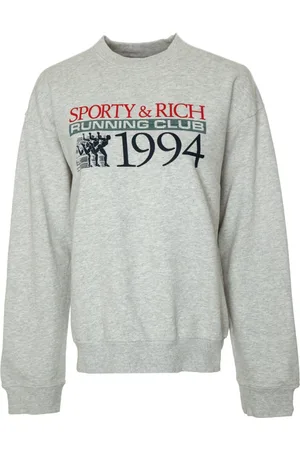 Sporty & Rich Hombre, Sudaderas, Gris, Talla: L