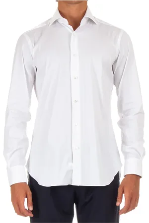 BARBA Hombre, Camisas, Blanco, Talla: S