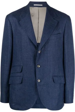 Brunello Cucinelli Hombre, Chaquetas, Azul, Talla: 2XL