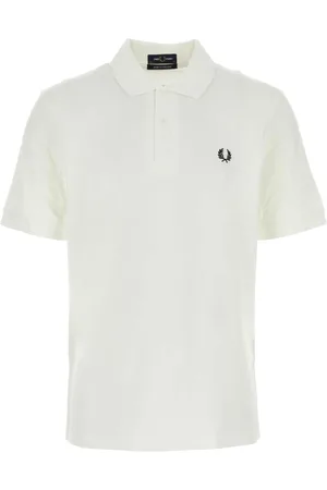 Fred Perry Hombre, Camisetas, Blanco, Talla: 4XS