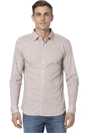 DESOTO Hombre, Camisas, Blanco, Talla: M