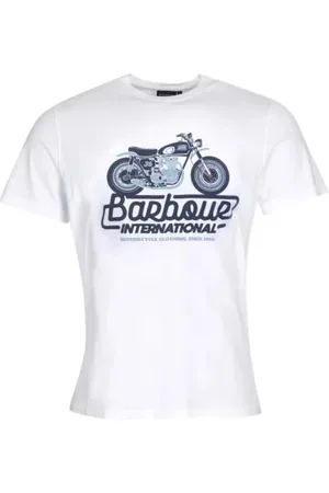 Barbour Hombre, Camisetas, Blanco, Talla: M