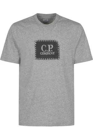 C.P. Company Hombre, Camisetas, Gris, Talla: M