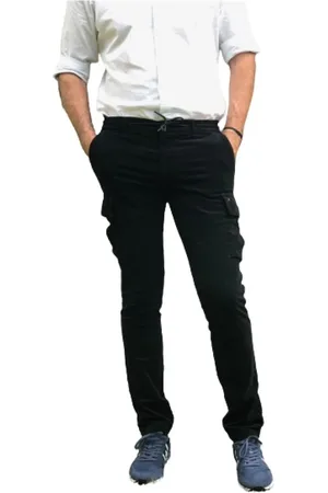 Masons Hombre, Pantalones, Negro, Talla: L
