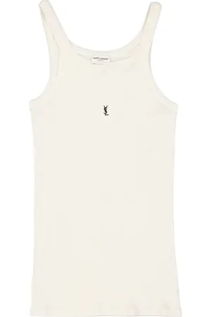 Saint Laurent Hombre, Camisetas, Blanco, Talla: M