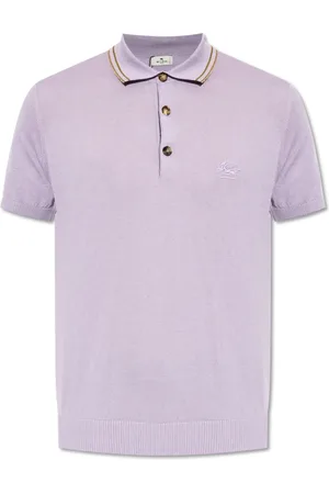 Etro Hombre, Camisetas, Púrpura, Talla: L