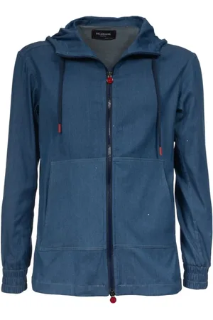 Kiton Hombre, Chaquetas, Azul, Talla: L