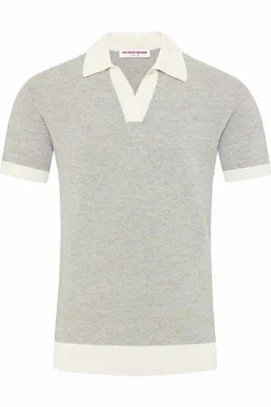 Orlebar Brown Hombre, Camisetas, Gris, Talla: 2XL