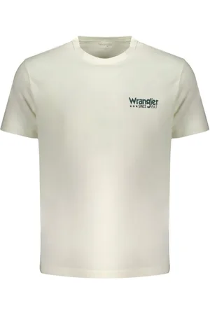 Wrangler Hombre, Camisetas, Blanco, Talla: L