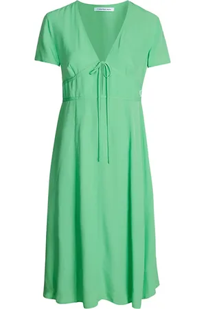 Calvin Klein Mujer, Vestidos, Verde, Talla: S