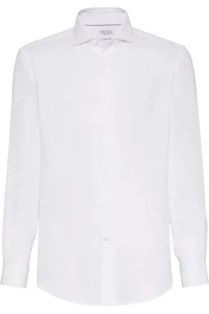 Brunello Cucinelli Hombre, Camisas, Blanco, Talla: S