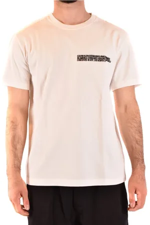 Calvin Klein Hombre, Camisetas, Blanco, Talla: M