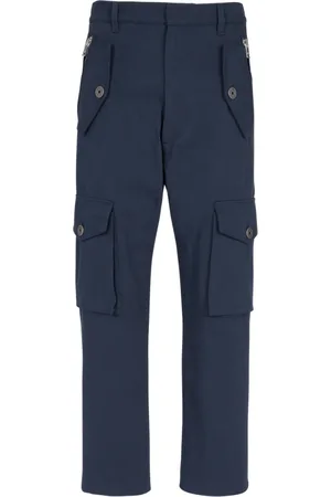 Balmain Hombre, Pantalones, Azul, Talla: S
