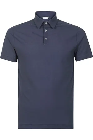 ZANONE Hombre, Camisetas, Azul, Talla: L