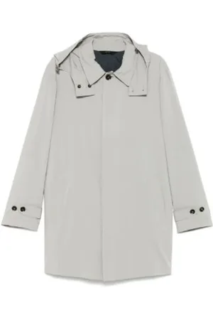 BRIONI Hombre, Abrigos, Gris, Talla: M