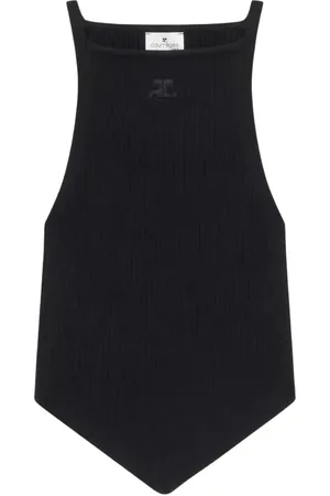 Courrèges Mujer, Camisetas, Negro, Talla: S