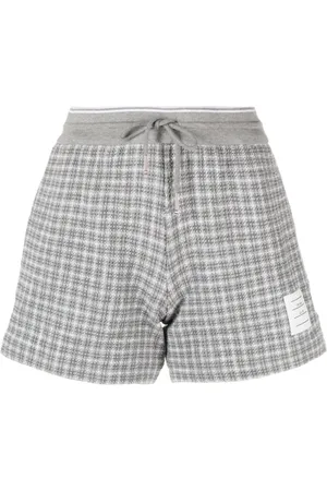 Thom Browne Mujer, Pantalones cortos, Gris, Talla: S