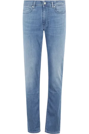 RE-HASH Hombre, Vaqueros, Azul, Talla: W38
