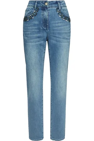 Elena Miro Mujer, Vaqueros, Azul, Talla: L