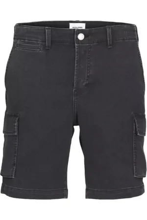 JACK & JONES Hombre, Pantalones cortos, Negro, Talla: 2XL
