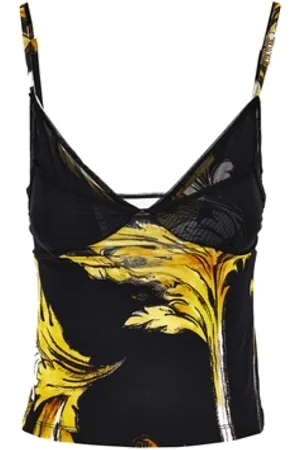 VERSACE Mujer, Camisetas, Negro, Talla: S