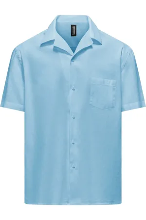 Bomboogie Hombre, Camisas, Azul, Talla: 2XL