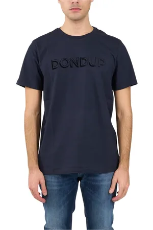 Dondup Hombre, Camisetas, Azul, Talla: L