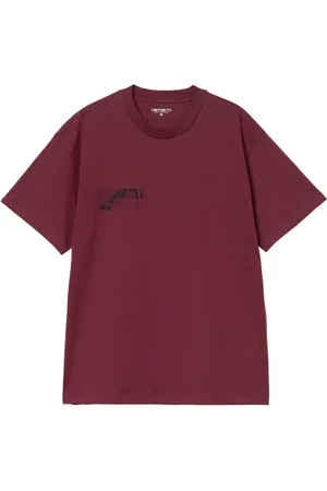 Carhartt Hombre, Camisetas, Rojo, Talla: L