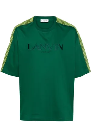 Lanvin Hombre, Camisetas, Verde, Talla: L