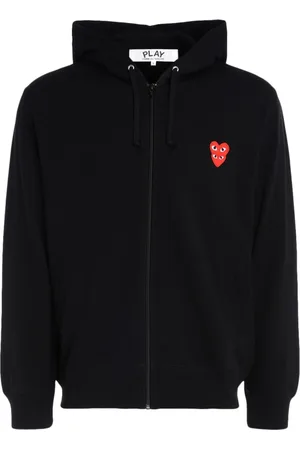 Comme des Garçons Hombre, Sudaderas, Negro, Talla: M