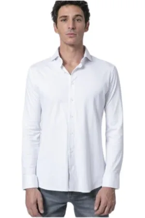 DESOTO Hombre, Camisas, Blanco, Talla: S