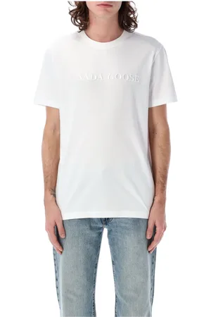 Canada Goose Hombre, Camisetas, Blanco, Talla: L