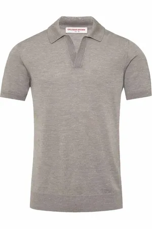 Orlebar Brown Hombre, Camisetas, Gris, Talla: L