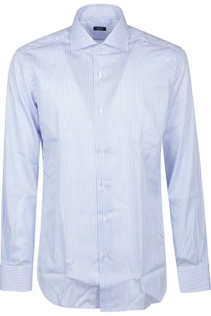 BARBA Hombre, Camisas, Azul, Talla: L