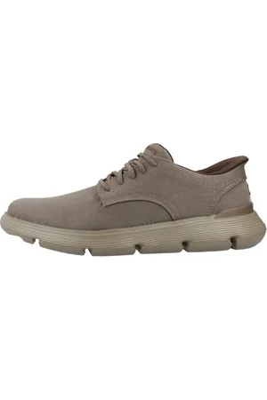 Skechers Hombre, Zapatos, Marrón, Talla: 43 EU