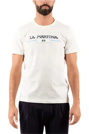 La Martina Hombre, Camisetas, Blanco, Talla: M