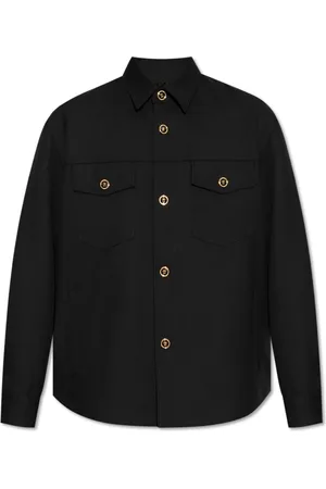 VERSACE Hombre, Chaquetas, Negro, Talla: L
