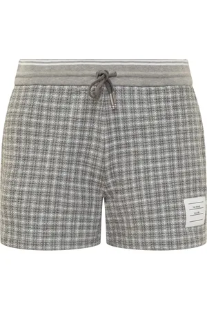 Thom Browne Mujer, Pantalones cortos, Gris, Talla: S